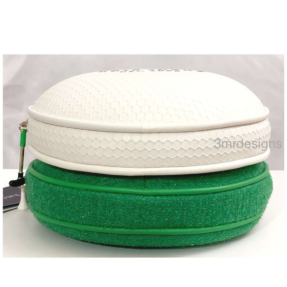 NWT Kate Spade ♠️ TEE TIME Textured Leather 3D Golf Ball Purse/Crossbody Bag - Picture 10 of 15